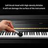 Vertechnk Instrument Dust Removal Brush Guitar Dust Brush Mini Duster Soft Bristles Detailing Brush Electric Wood