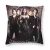 Federa Cuscino The Vampire Diaries Stampa 3D Double-Sided Horror Serie TV Cuscino Decorativo per Auto Personalizzato Decorazione Casa