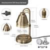 Nordic Aromatherapy Wax Melter Lamp - Flameless Candle Diffuser with Timer for Home and Bedroom Atmosphere