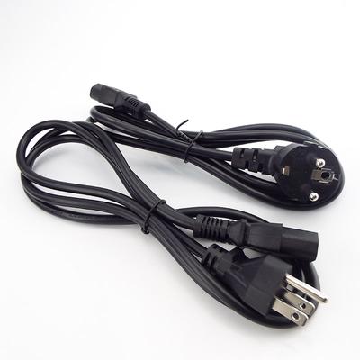 1,5m kabel pro napájení počítače s měděným drátem, konektorem pro tiskárnu a monitor, prodlužovacím kabelem pro počítač