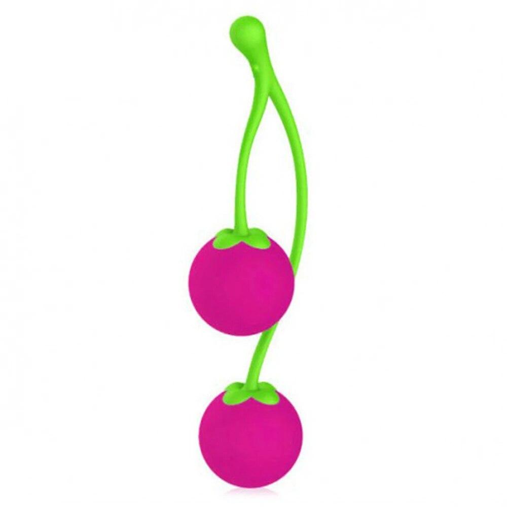 Silicone Smart Ball Female Cherry Kegel Ball Vaginal Tight Exercise Smart Love Vagina Balls Sex Toys For Women Masturbation