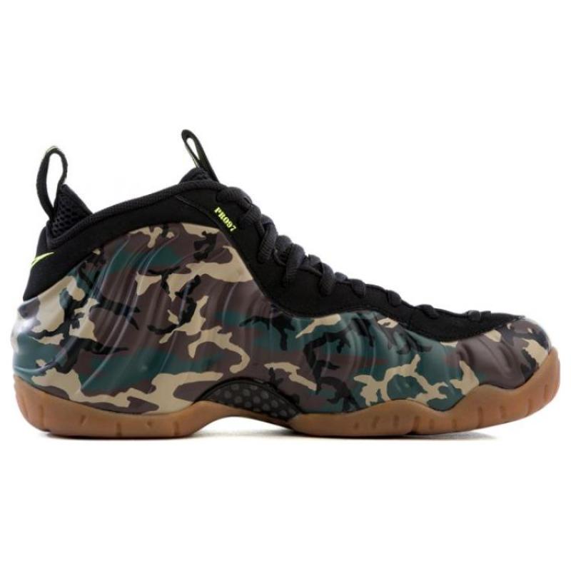Nike Air Foamposite Pro Army Camo Sneakers Casual Shoes 587547-300