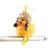 Creative Duck Bicycle Bell Ornaments Cycing Accessories Yellow Helmet Ducks Bicycle Ring Bell Mtb Road Bike Horns