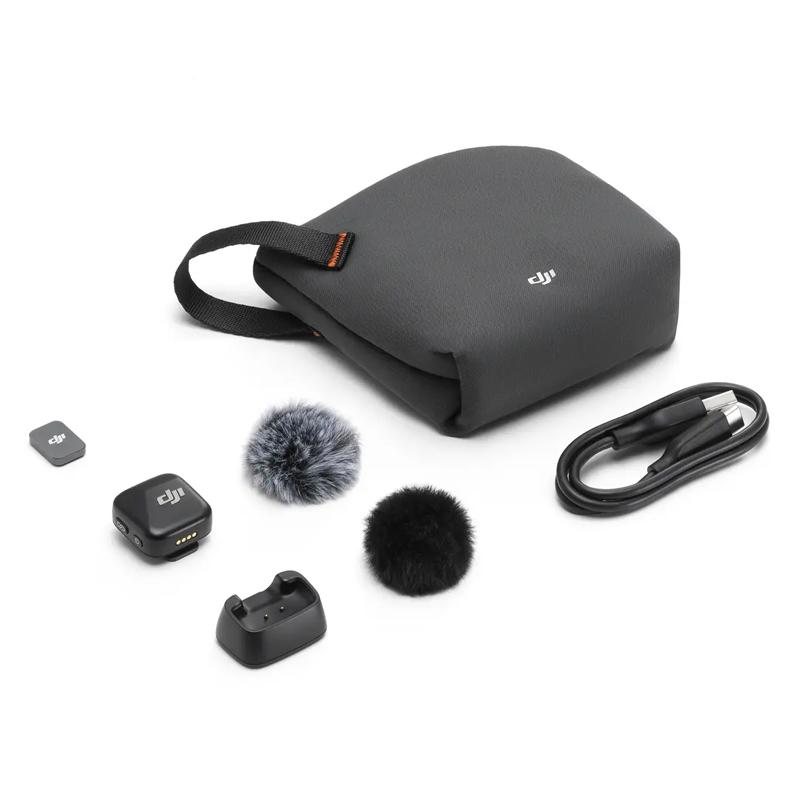 DJI Mic Mini Mini Wireless Microphone High-Quality Audio With Stable Transmission Two-Level Active Noise Cancelling Small