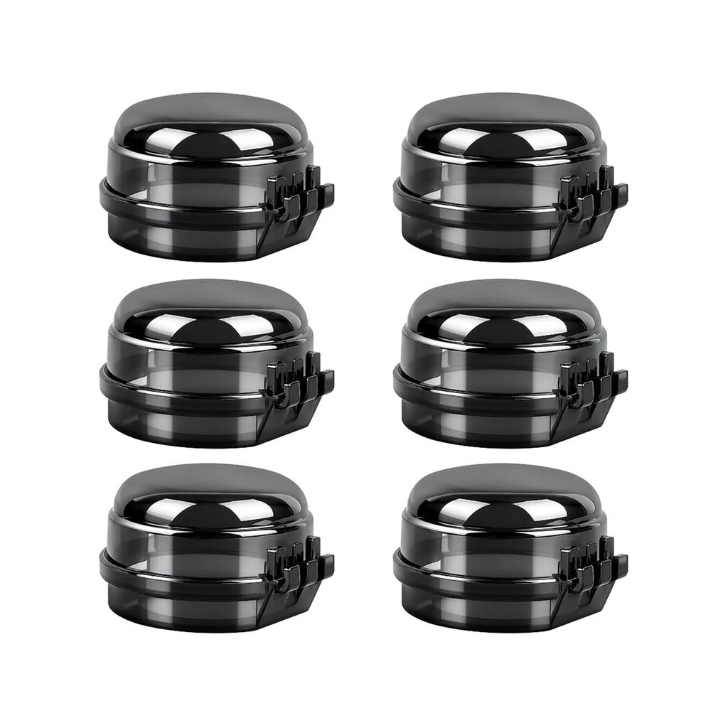 Stove Knob Safety Covers,Universal Size Gas Stove Knob Covers, Heat Resistant Oven Knob Locks, Baby Proofing