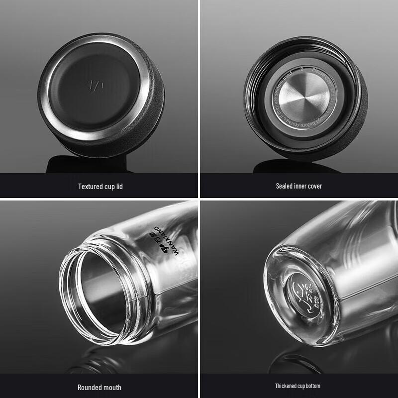 Wanxiang Single-Layer High Borosilicate Glass Cup