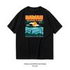 Hawaiian Summer Vibes Cotton T Shirt Unisex Adult Couple Streetwealtops Tee Short Sleev Casual