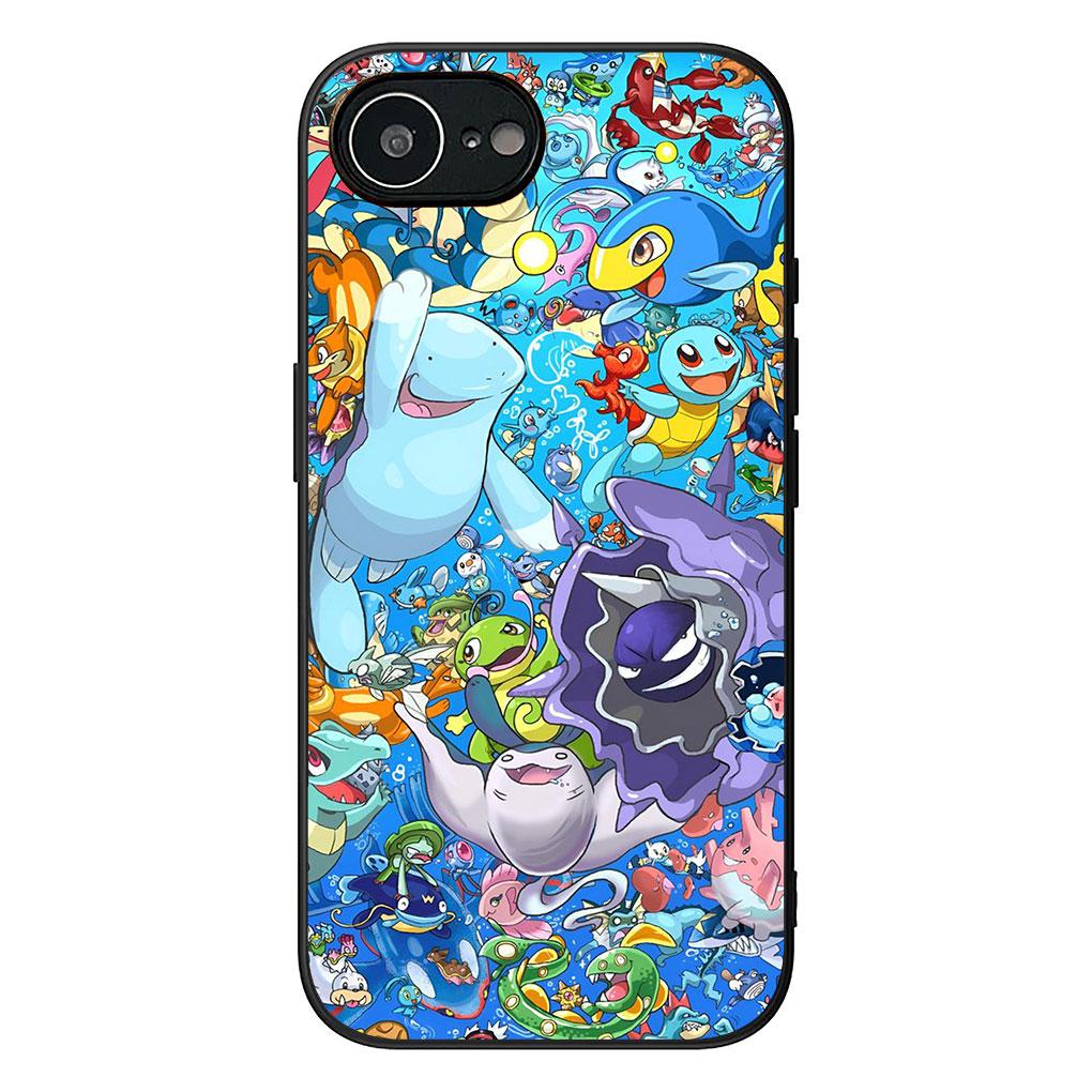 Soft Cover for Xiaomi Redmi 15 9A 9C NFC 7A 9T Note 9 8 7 8T 15c A5 Coque Phone Case Squirtle P-Pokemons GO P-Pikachus