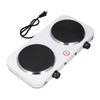 Electric Hot Plate 2000W Double Cooker Plate Countertop Electric Heater for Frying Boiling US Plug 1