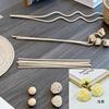 NEW 11Pcs Hydrangea Flower Rattan Sticks Champagne/Pink - Flameless Fragrance Diffuser for DIY Home Decor & Ornaments