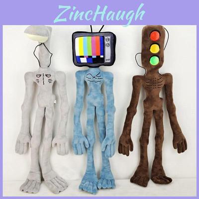 Cuddly 21" Anime Scp Siren Head Plush Toy Bendable Doll For Horror Fans