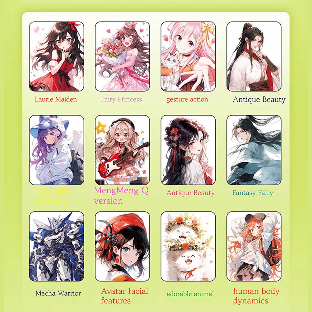 Beginner's Comic Character Drawing Book Sketch Portrait Tutorial Book Line Tracing Copybook Children's Watercolor Coloring Book