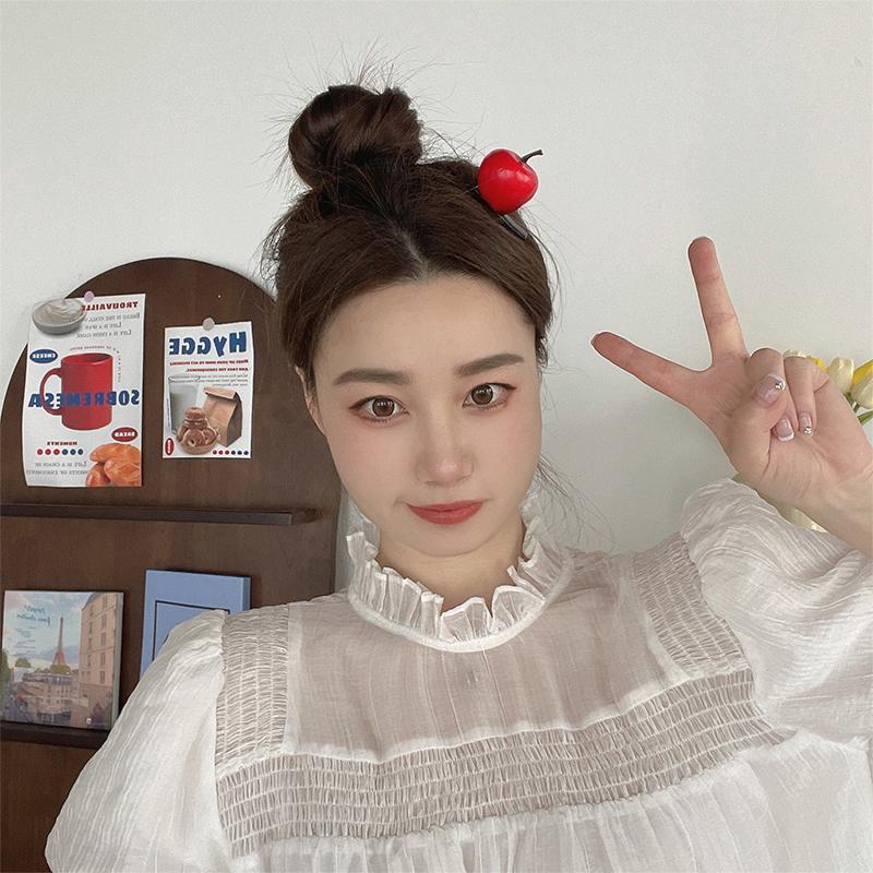 Simulated Fruit And Vegetable Hair Clip Bangs Hair Clip Cute Broken Hair Small Clip Hair Accessories For Girls Hair Styling Tool