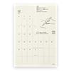 Diary Stickers DESIGNPHIL Midori MD Notebook Diary Sticker 2027 Monthly S M L Dec 2026 Start Monday Start