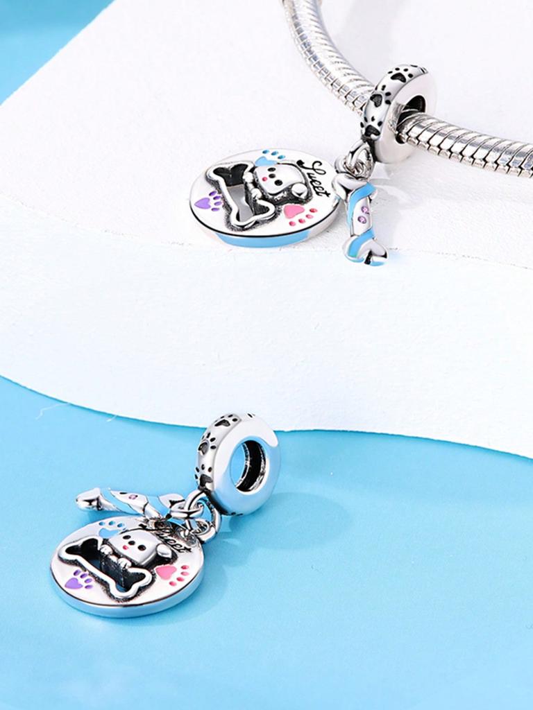 Charm Bead Charms Plata copper Colors Blue Sea Eye Sea Pearl Bead Charms Charm Pendant for Authentic Bracelets for Women Do It Yourself Jewellery Love