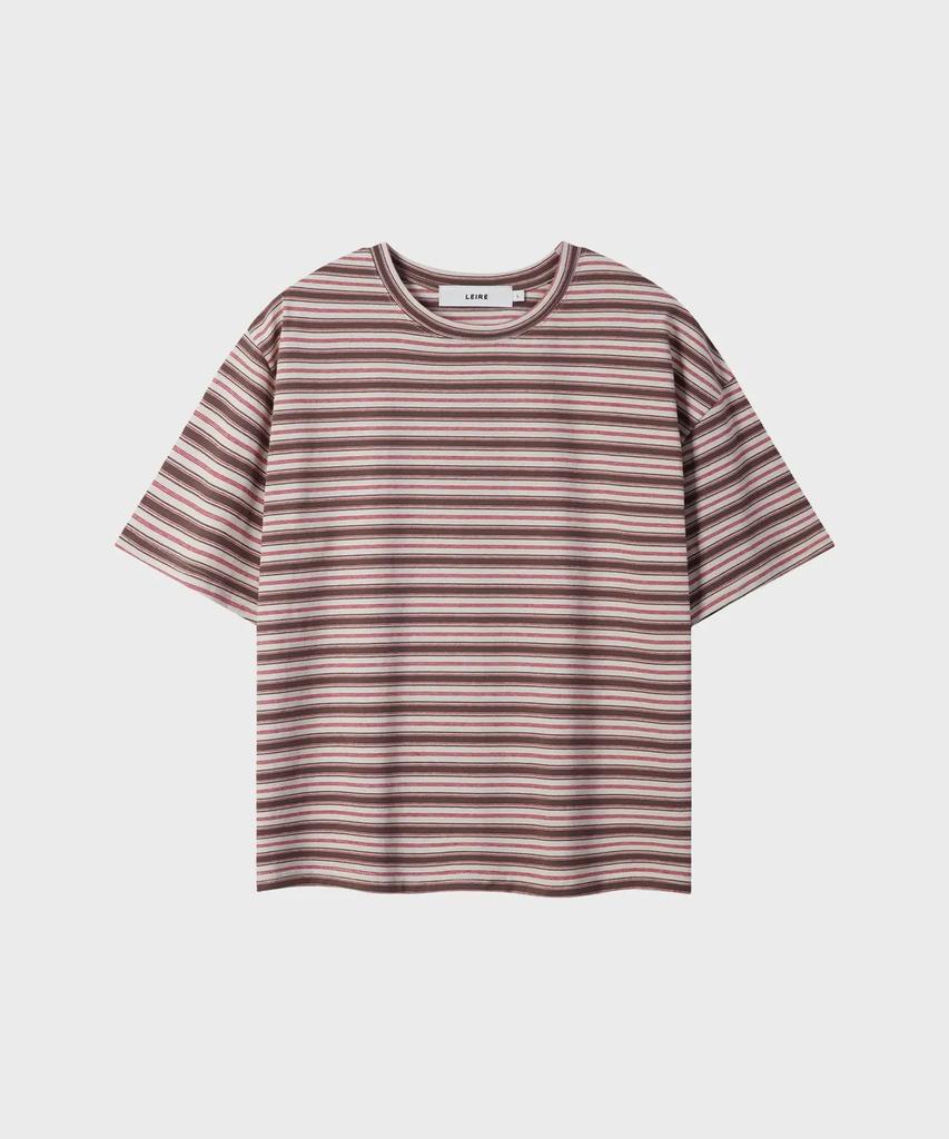 LEIRE Essential Striped Crop T-Shirt (7 Colors) (Type A)