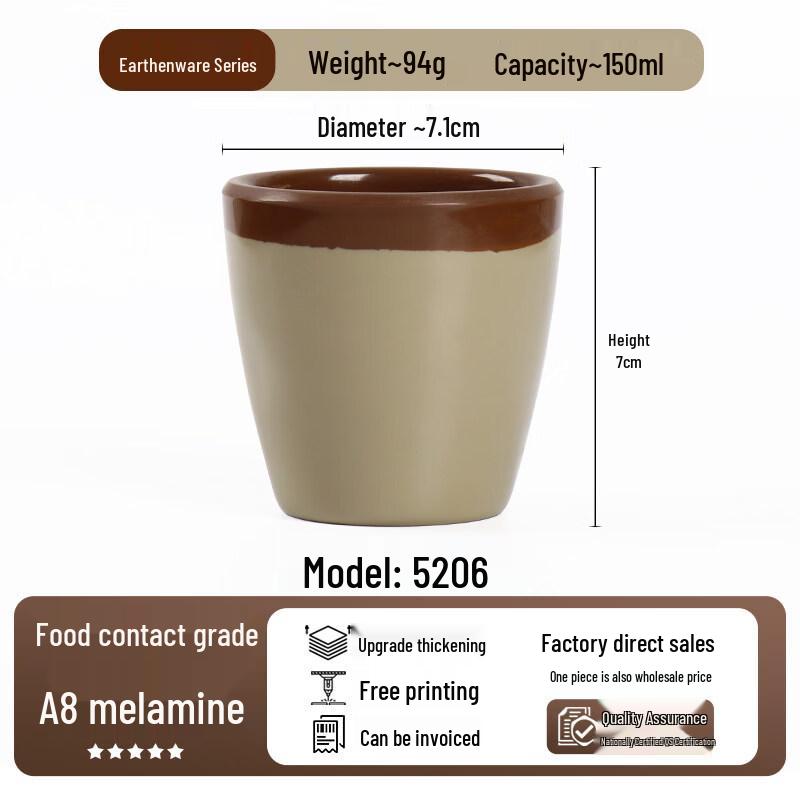 Dairuien A8 Traditional Chinese Melamine & Earthenware Tableware