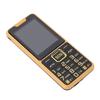 Big Key Phone Ultra Thin 2.6in 2 Flashlight BT 0.3MP Camera Voice Announcement Cell Phone 2G Gold