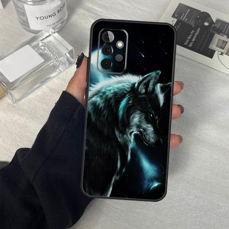 Wolf Wölfe Hülle Für Samsung Galaxy A53 A33 A23 A13 A14 A24 A34 A54 A52 A32 A22 A12 A51 A71 A21S Abdeckung