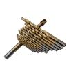 Fried Dough Twists Drill 1.5-10 Combination Drill High Speed Steel Titanium Plated Drill Combination 99 Piece Box
