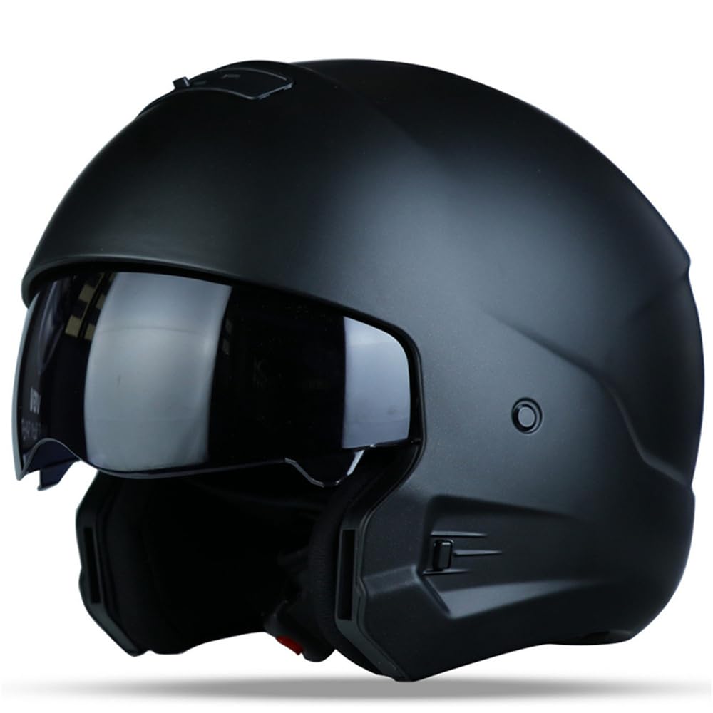 Motocyklová helma, Integrální helma, Jet helma, Helma s polovičním kloboukem, Harley Retro helma, Pánská,