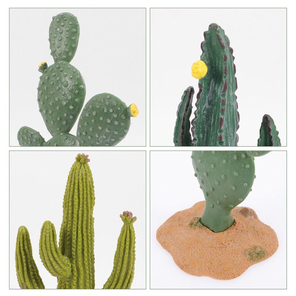 Plastic Artificial Tree Model Realistic Simulated Cactus Artificial Plant Cactus  Garden Ornaments