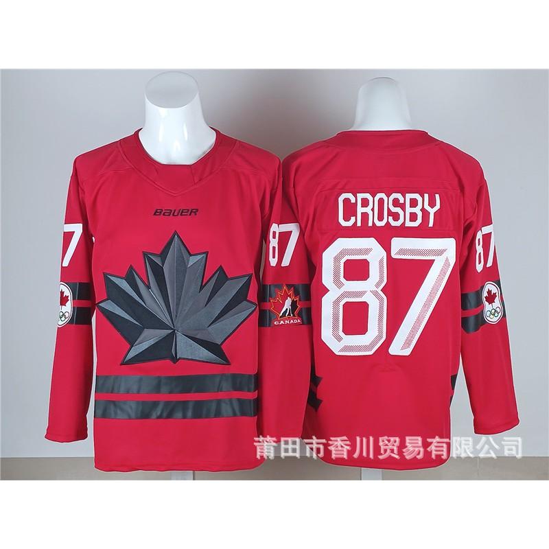 NHL Hockey Jersey USA Team Canada National Ice Uniform Cotton Sport Shirt Men