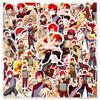 51 Gaara Graffiti Stickers - Japanese Anime Naruto Decoration for Phones & Luggage