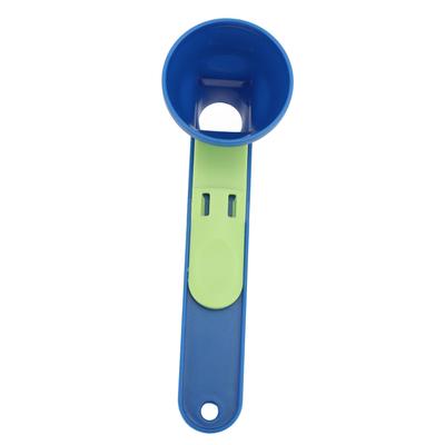 Víceúčelový kreativní plastový trychtýř s lžící a proti rozlití pro oddělení žloutků od proteinového prášku