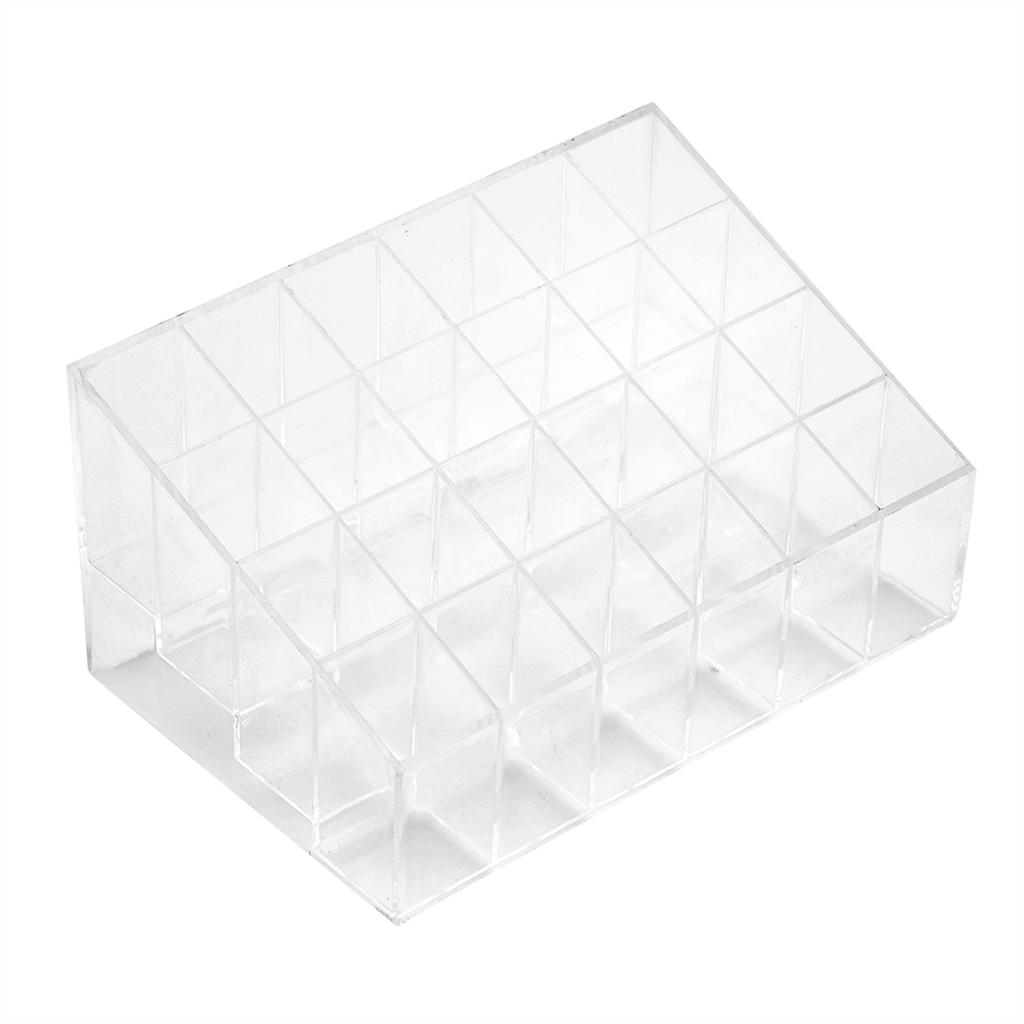 Lipstick , Transparent Lipstick Holder with 24 Slots Lipstick Holder Cosmetic Makeup Lipstick Holder