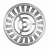 2PCS Round Shape Floor Drain Cover Stainless Steel Dome Shape Storm Drain Filter Corrosion Resistant