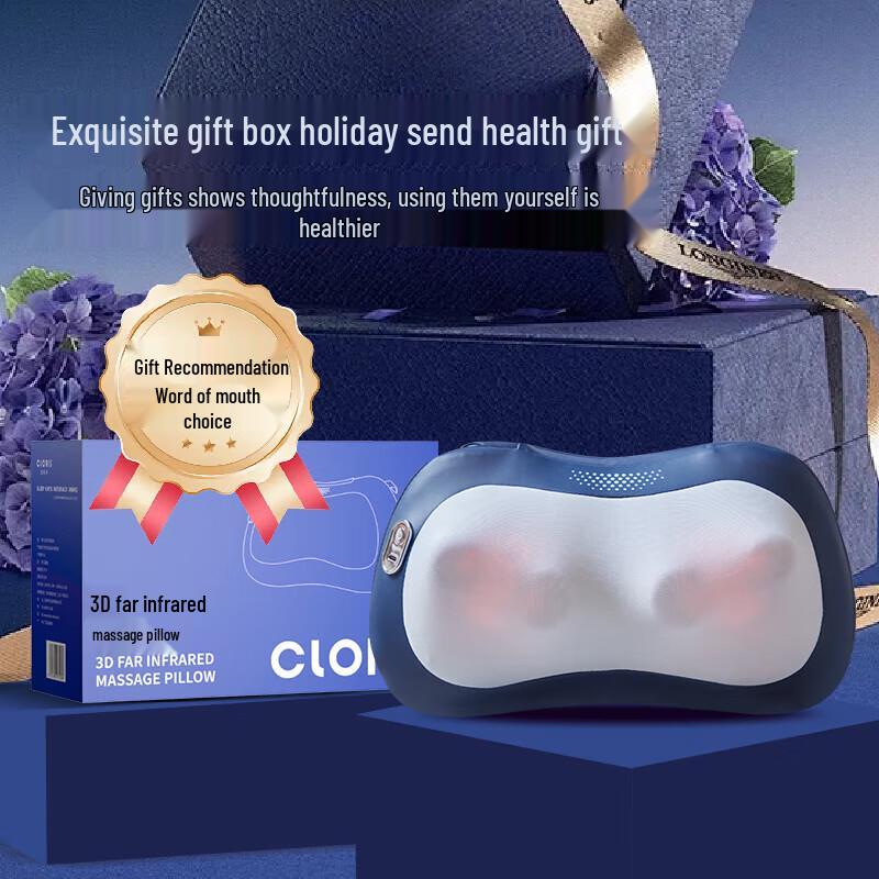 

CLORIS Neck Shoulder Back Waist Massager Pillow with Heat