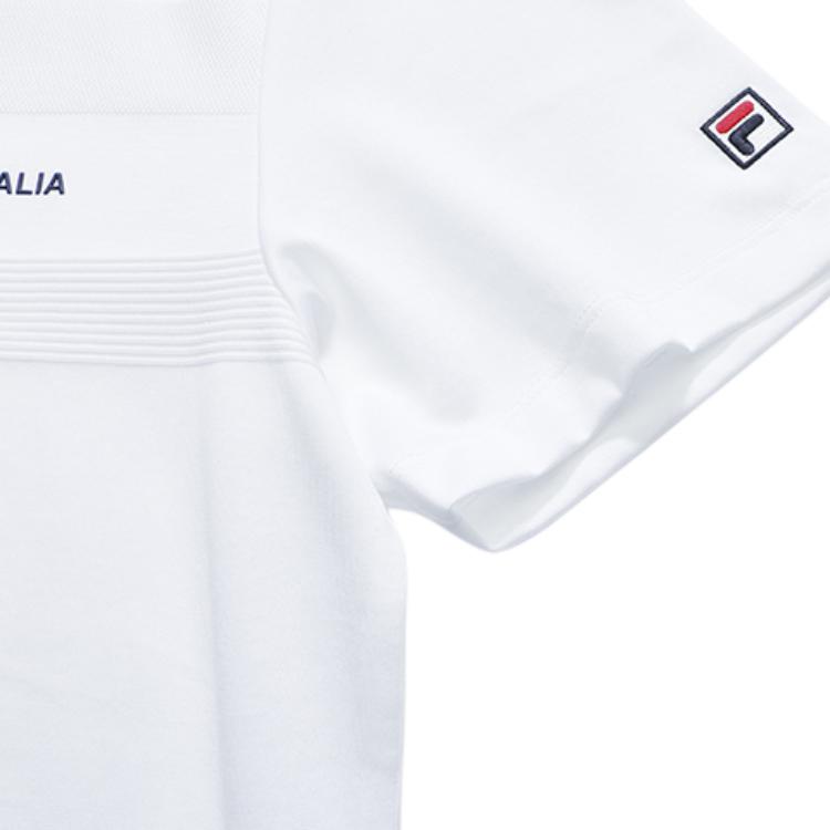 New FILA T Shirts Men's Standard White F11M221127FWT