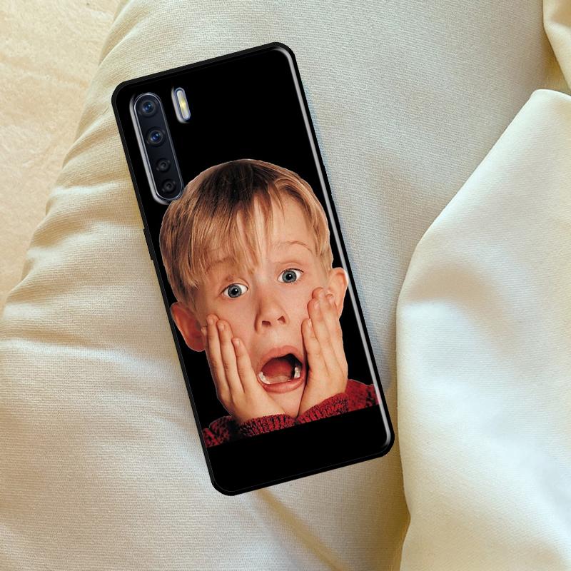 Home Alone Case For Oppo A60 A80 A40 A15 A16 A17 A57 A94 A74 A54 A76 A96 A18 A38 A58 A78 A98 A6 A5 Pro