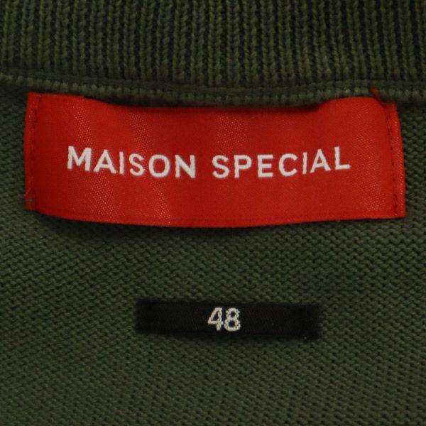 MAISON SPECIAL Long sleeve cotton knit 48 green Men's Used