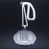 The First Pentacle of the Moon Solomon Occult Pentacle Grimoire Brass Magic Stainless Steel Statement Necklace Jewelry collares