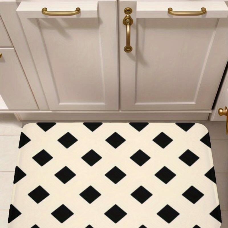 1 szt. Mata kuchenna w szachownicę Antypoślizgowa wycieraczka pod drzwi Pop design Dywanik łazienkowy Mata do kąpieli Dywan do domu Pod zlew Pralnia Dekoracja
