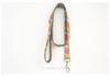 Ethnic Style Colorful Pattern Gray Dog Leash for Large Pets