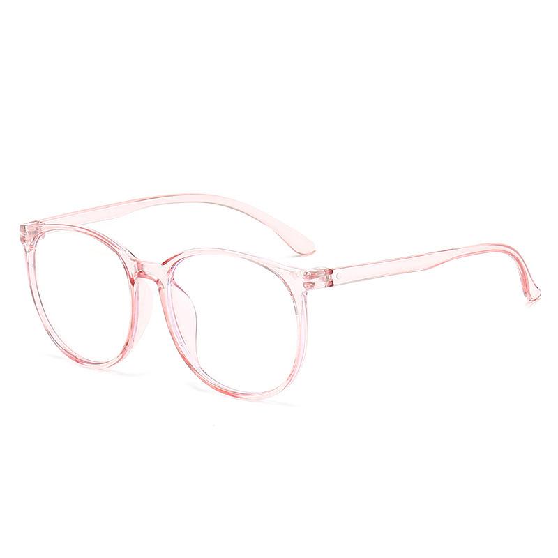 Black Frame Anti-Blue Light Large Frame Glasses Female No-Makeup Artifact Retro Big Face Myopia Round Face Tide Super Light Man