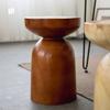 Moderner minimalistischer Vollholz Pier Baumstumpf Hocker Designer Kreativer runder Hocker Ferienwohnung Dekoration Baumstumpf Hocker