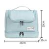 Simple Wet Dry Separation Toiletry Storage Bag Large Capacity Lightweight Wash Bag for Home Hotel Makeup