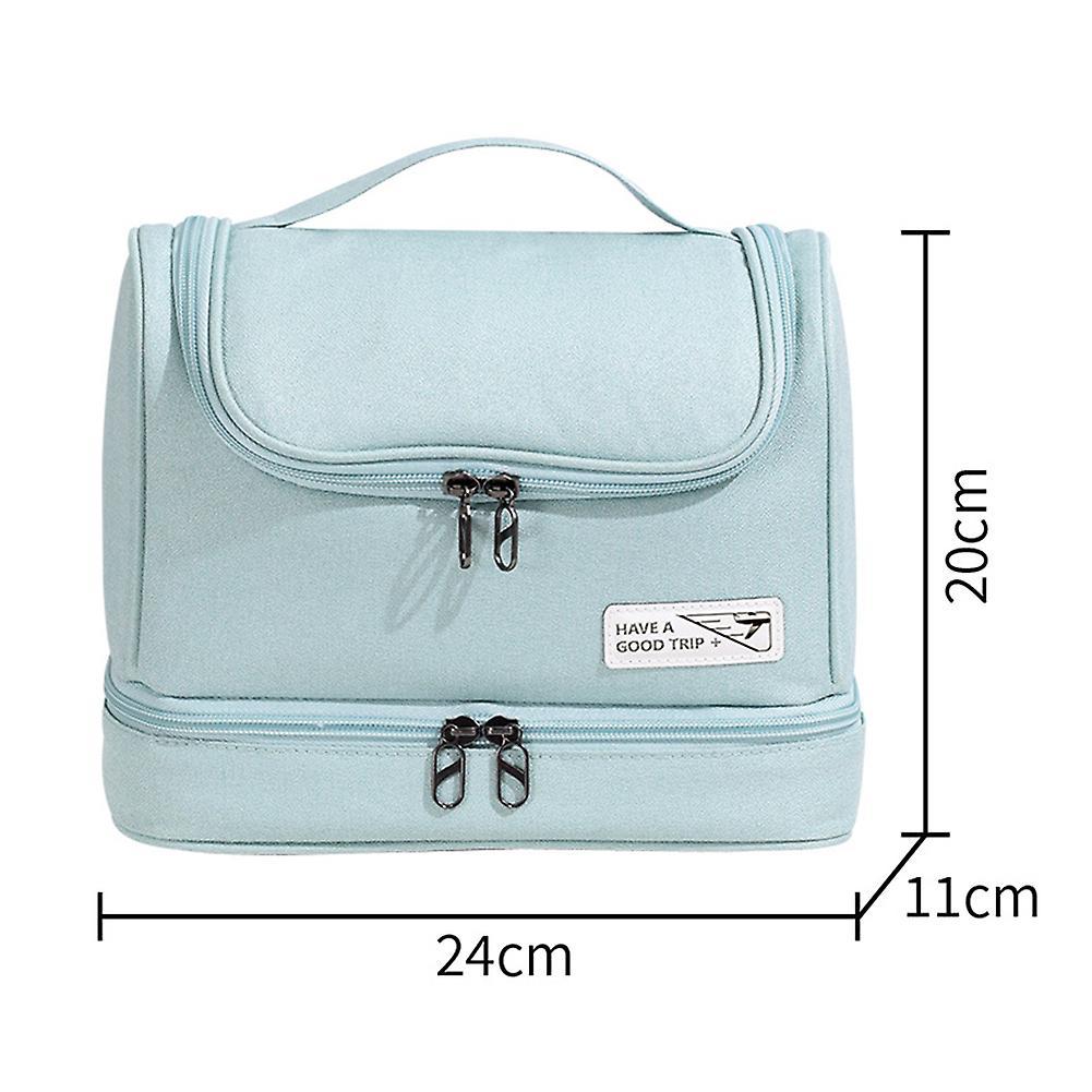 Simple Wet Dry Separation Toiletry Storage Bag Large Capacity Lightweight Wash Bag for Home Hotel Makeup