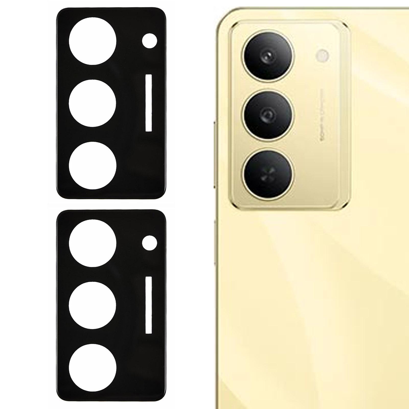 

2Pcs For Realme 14x 5G Camera Lens Protector Silk Printing Lens Film 3D Arc Edge A