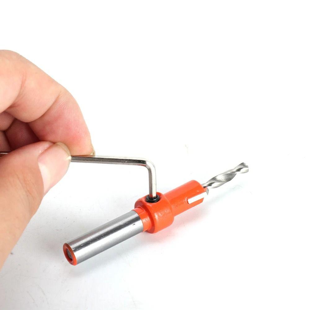 8mm /10mm Bit Countersink Drill Bit Round Shank Counterbore Drill Countersink Drill  Drilling Depth