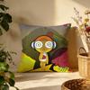 Popular KKeroro Gunsoued Cushion Cover Versatile DoubleSided Pillow Case Fit for Sofa Bed Car  Daily Decor