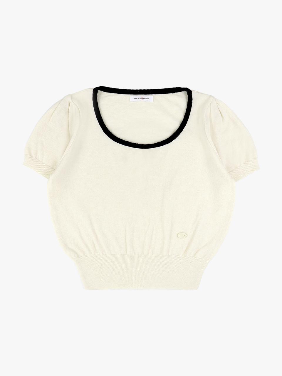 Pink Pineapple Tidy Summer Knit_Ivory Ivory/Free