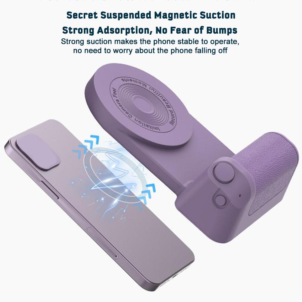 Smartphone Camera Snap Grip MultiPurpose Magnetic Camera Handle Wireless Charging Stand BT Bracket