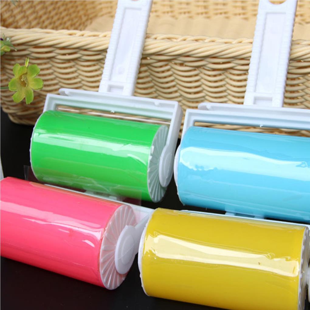Portable Lint Roller Blanket Sofa Curtain Pet Hair Remover Clothes Trousers Reusable Fuzz Removal Dust Wiper Tool