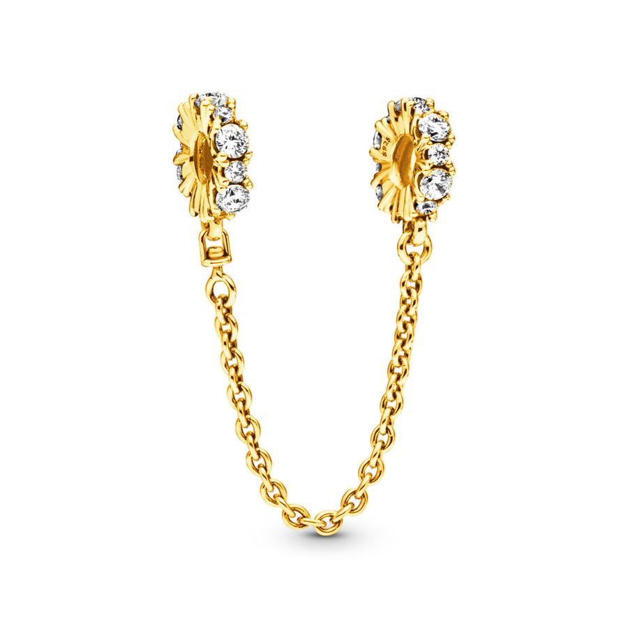 Original Charms DIY Jewelry Gifts Sparkling Golden Firework Snowflake Lucky Star Splittable Sun & Moon Beads Fit Snake Bracelets