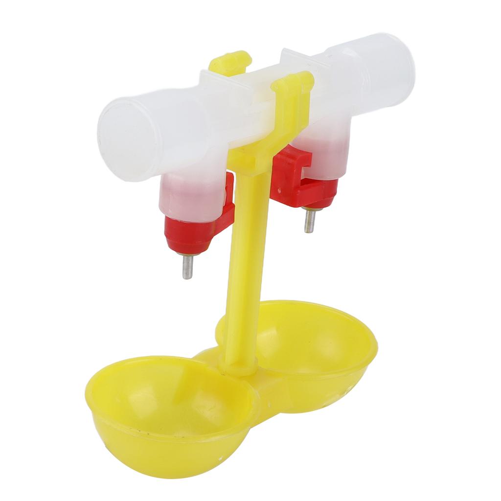 Doppelte Hühnernippeltränke, automatische hängende Trinkbecher für Geflügel, 1/2 Zoll Rohr